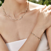 Smiley® Daisy Heart Silver Wave Teardrop Bracelet